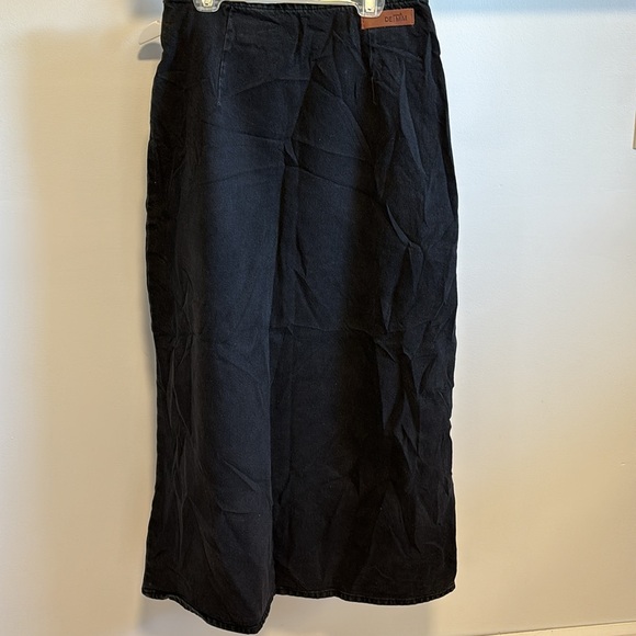 De’Mim Middle East maxi jean skirt. - Picture 3 of 8